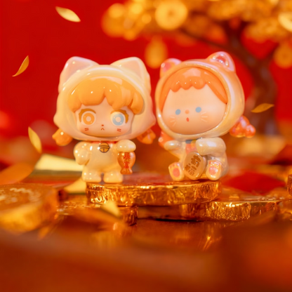 AMLLS Lucky Meow Series Mini Bean Figures