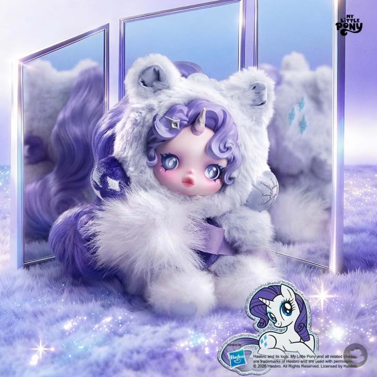My Little Pony X SkullPanda Series Plush Dolls