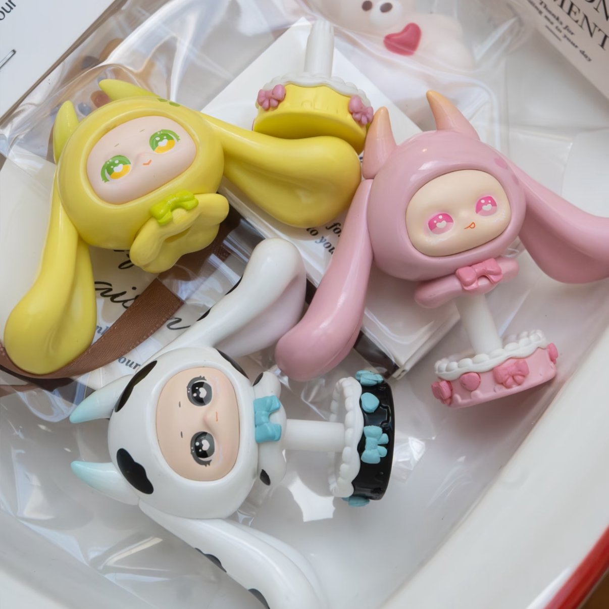 Samael Bunny Lolipop Series Mini Bean Figures