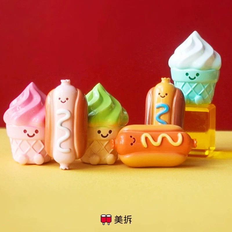 Meichai Fast food restaurant Series Mini Bean Figures