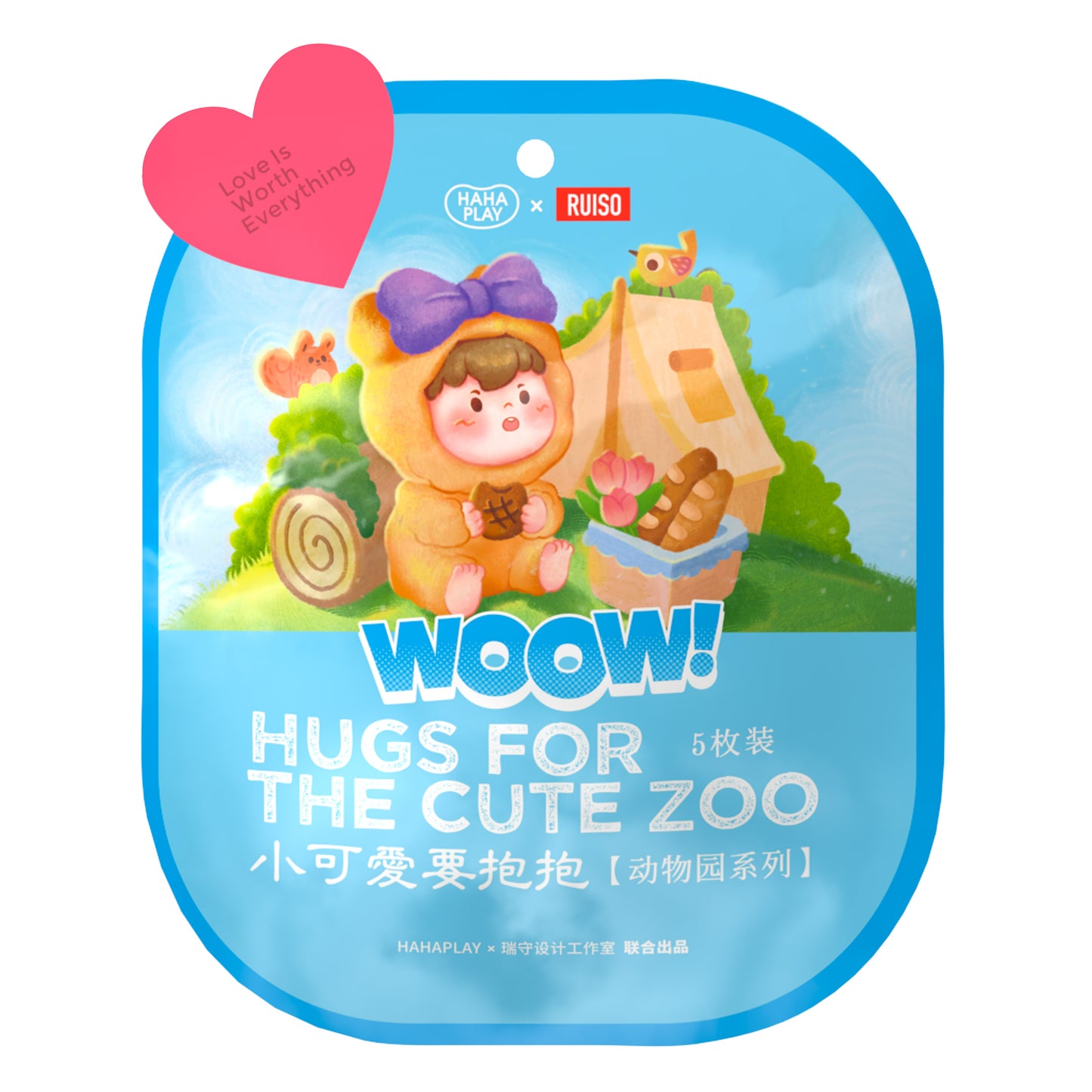 WOOW Hugs For The Cute Zoo Series Mini Beans Figures