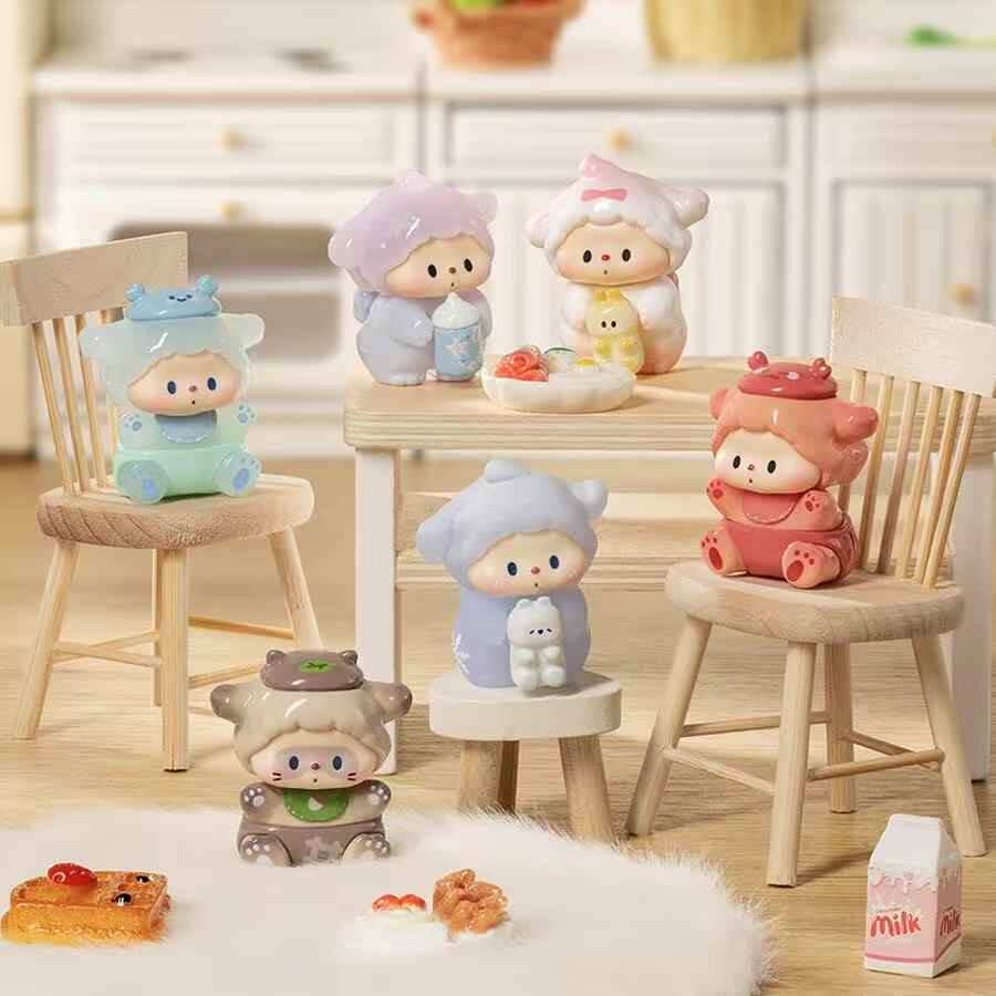 LULUDOG'S Baby Diary Series Mini Beans Figures