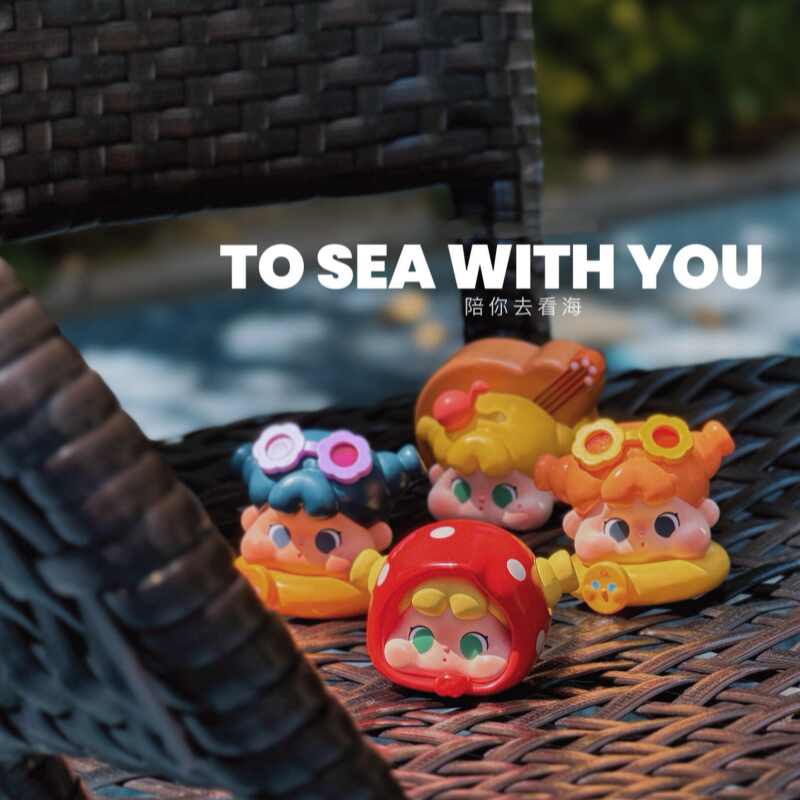 QOQO MINI FACE TO SEA WITH YOU Series PVC Figures