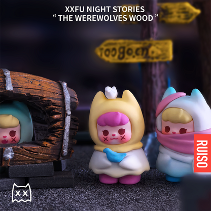 XXFU Xiaoxiaofu Night Stories The Werewolevs Wood Series Mini Beans Figures