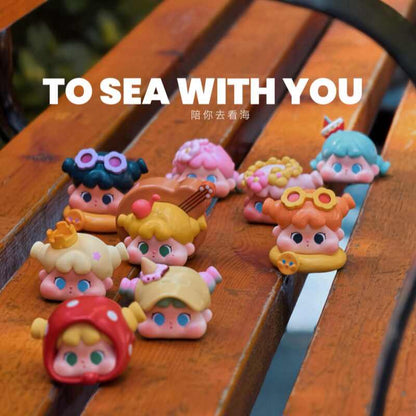 QOQO MINI FACE TO SEA WITH YOU Series PVC Figures