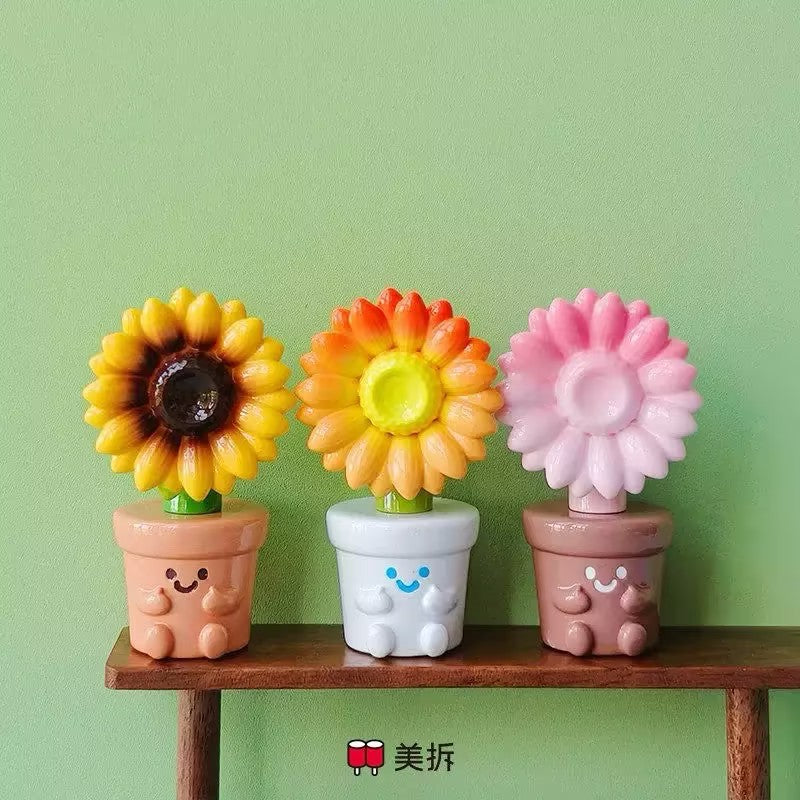 MeiChai Flowers and Plants Series Mini Bean Figures