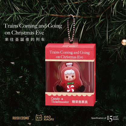 XXFU XiaoXiaoFu Christmas Train Series Mini Beans Figures