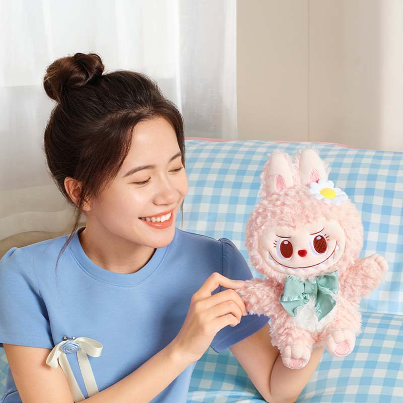The Monster LABUBU Classic Series MOKOKO Sweet Heart Series Hand Puppet