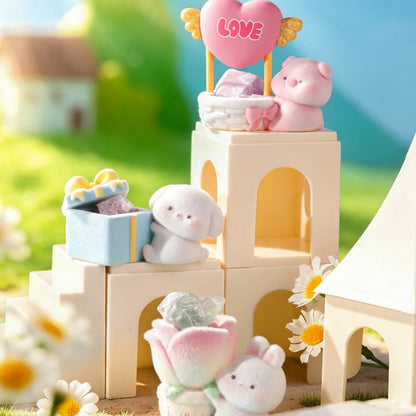 Cupid Hug Energy Crystal Stone Series Figures