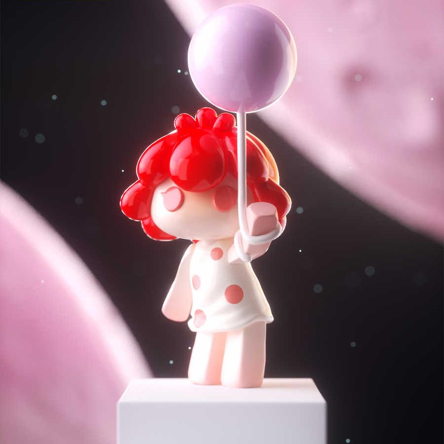 SOLY MINI 3 Fly to the Universe Series PVC Figures