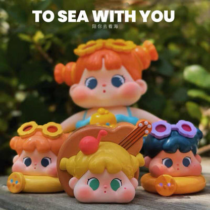 QOQO MINI FACE TO SEA WITH YOU Series PVC Figures