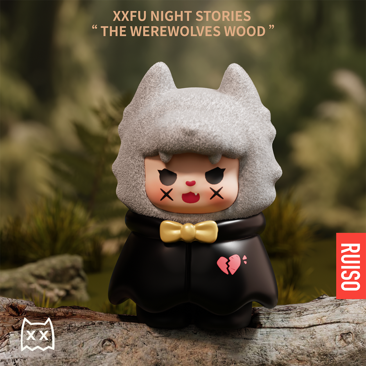 XXFU Xiaoxiaofu Night Stories The Werewolevs Wood Series Mini Beans Figures