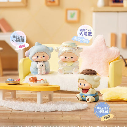 LULUDOG'S Baby Diary Series Mini Beans Figures