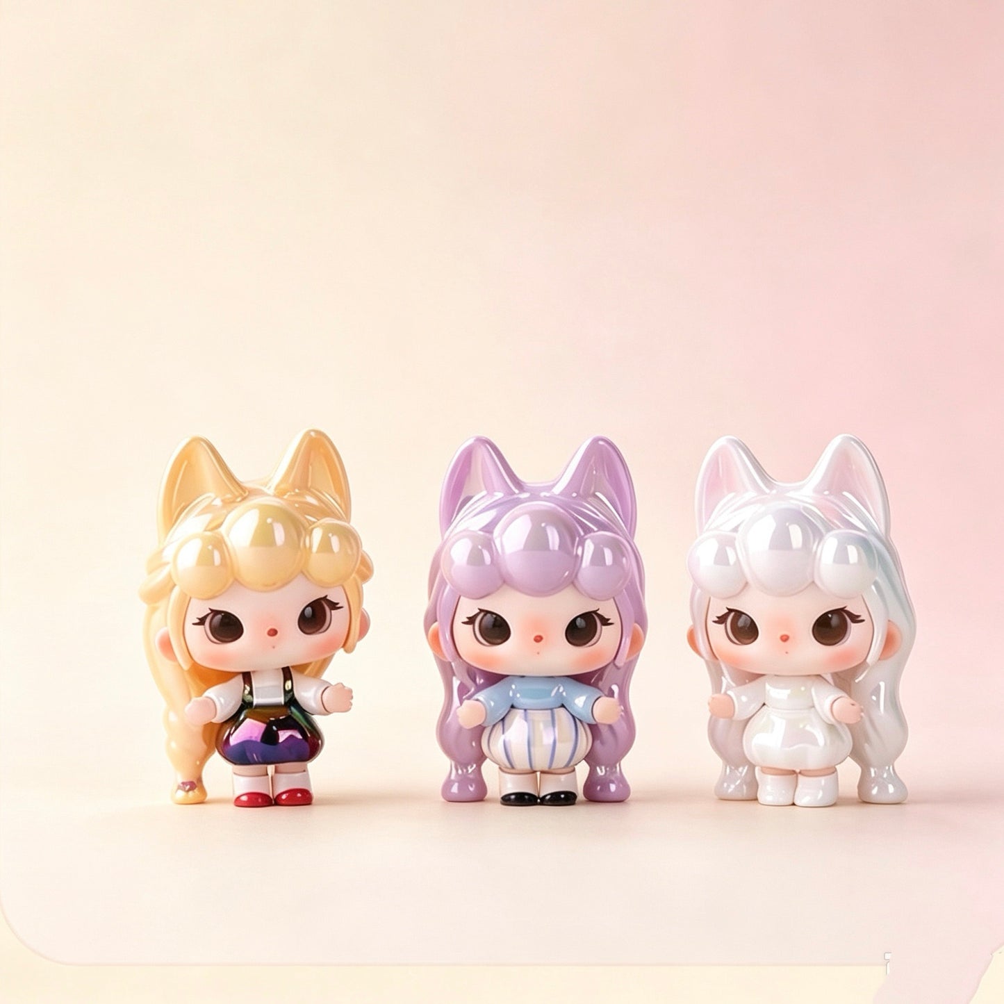 Fifi's colorful world Series Mini Bean Figures