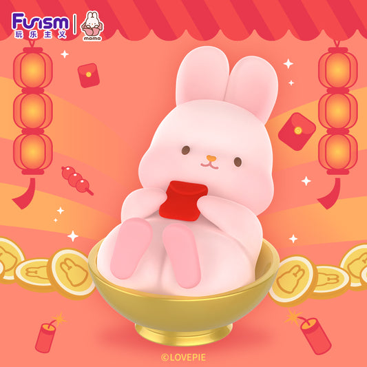 Фигурки MOMO BUNNY Rich Series из ПВХ 