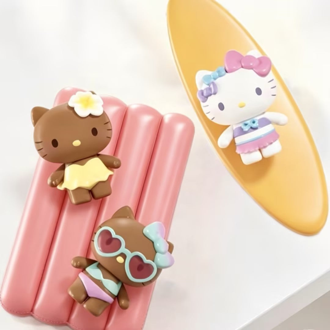 He-llo Ki-tty Swimsuit Party Series Mini Bean Figures