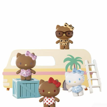 He-llo Ki-tty Swimsuit Party Series Mini Bean Figures
