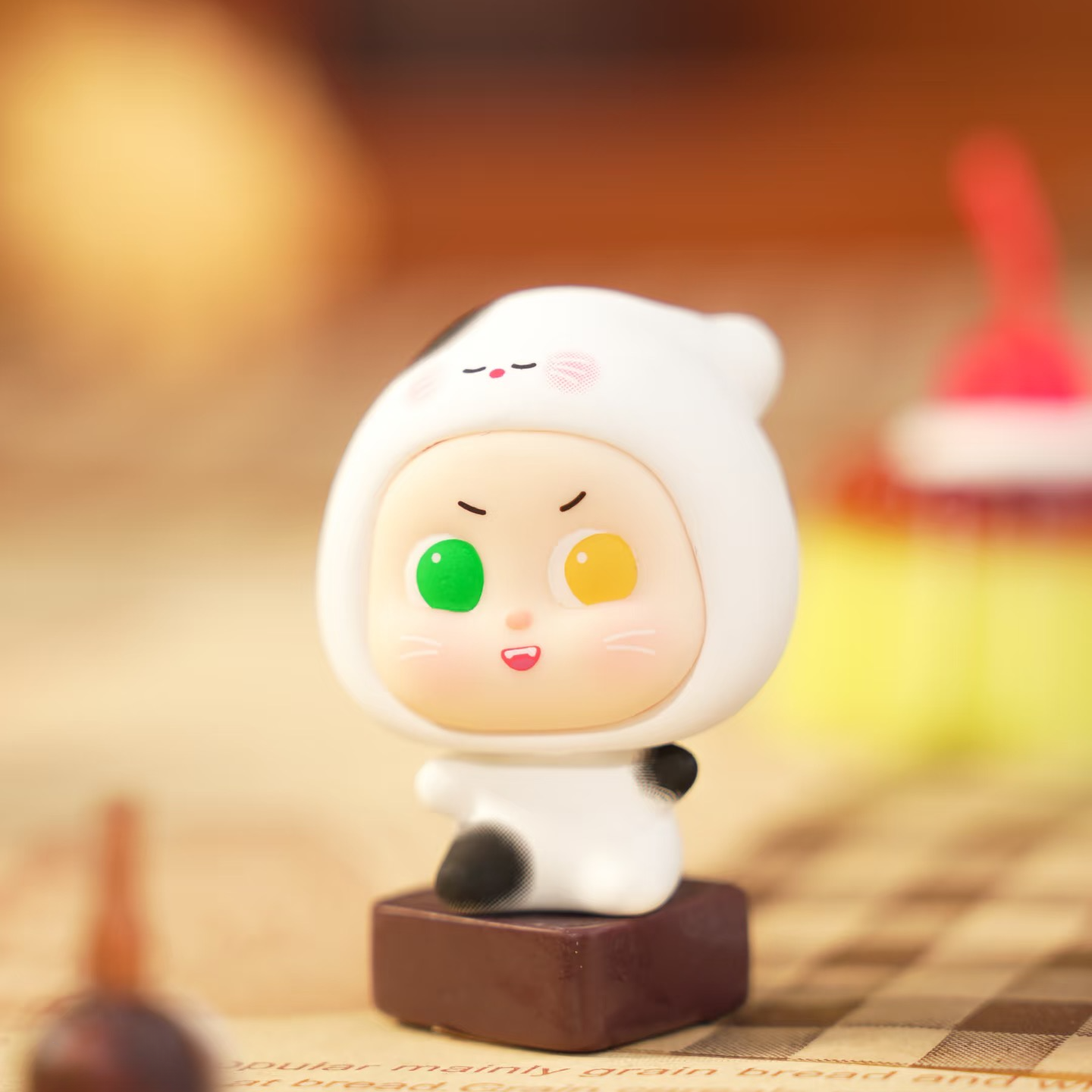 Pupu and Paipai Snack Time Series Mini Bean Figures