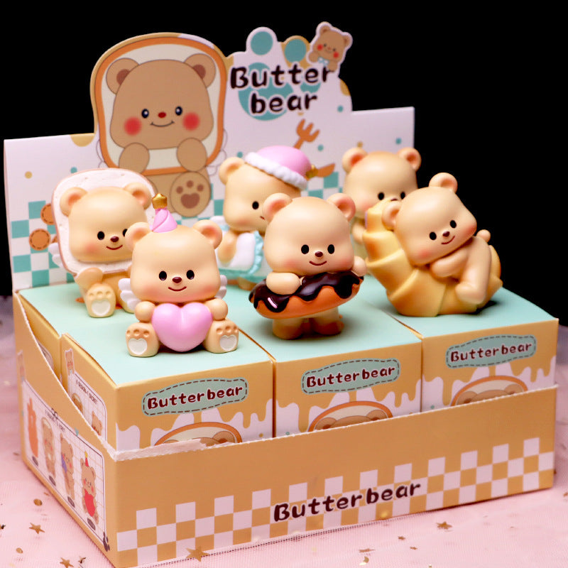 【BOGO】Butter Bear Series PVC Figures