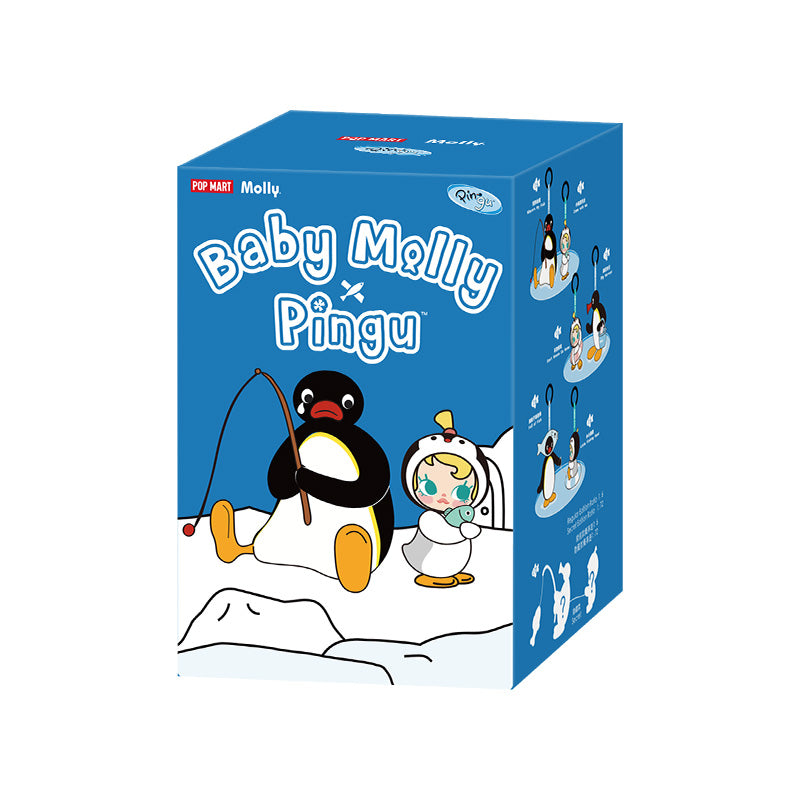 Baby Molly x Pingu Happy Fishing Series-Vinyl Plush Pendant Dolls