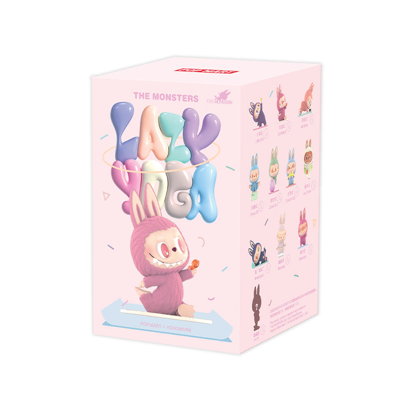 THE MONSTERS Labubu Lazy Yoga Series PVC Figures