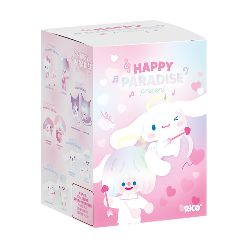 Персонажи RiCO x Sanrio Серия Happy Paradise Present Фигурки из ПВХ 