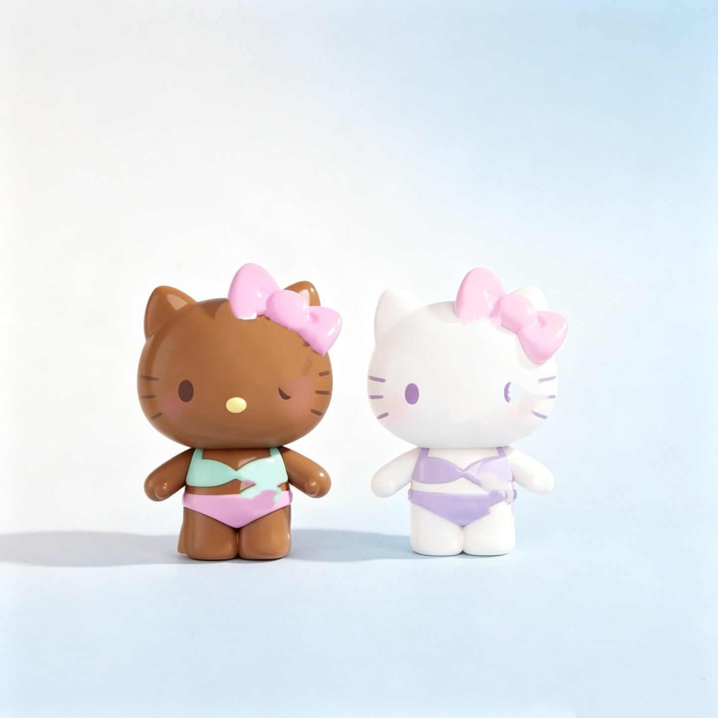 Hello Kitty Colorful Swimsuit Series Mini Bean Figures