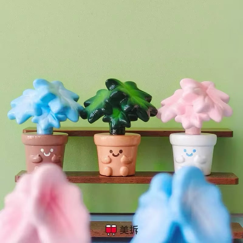 MeiChai Flowers and Plants Series Mini Bean Figures
