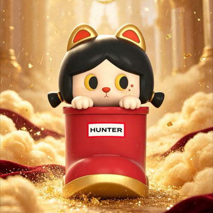 HUNTER×Beibei Cat Rain Boot Universe Series Mini Bean Figures