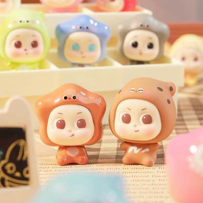 Pupu and Paipai Snack Time Series Mini Bean Figures