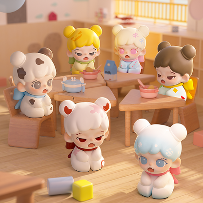 Zoraa Tiny Kindergarten Mili Series Mini Beans Figures