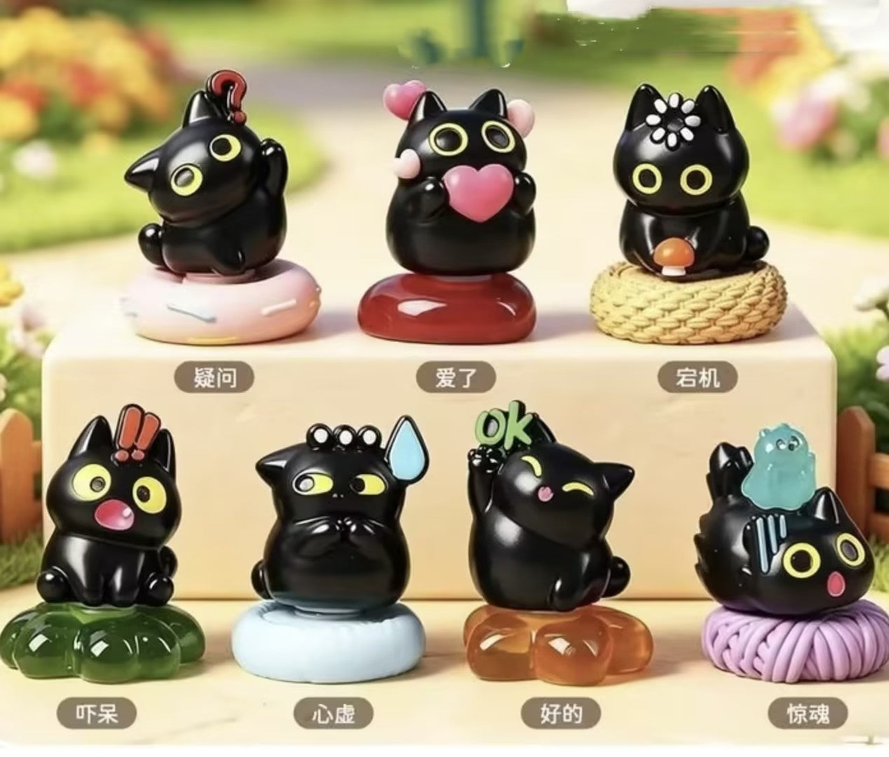 Black Cat Symbol Series Mini Figures