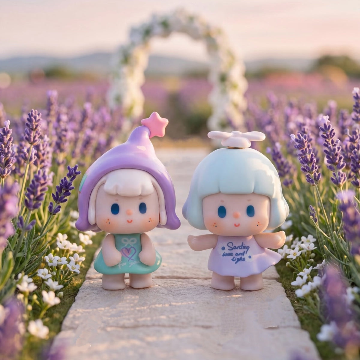 Buer Little Wishes Series Mini Bean Figures