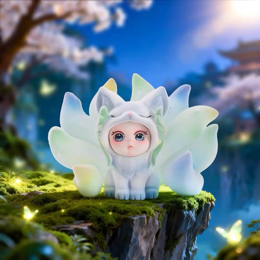 Floral Fluff Messenger Nine Tailed Fox Series Figures