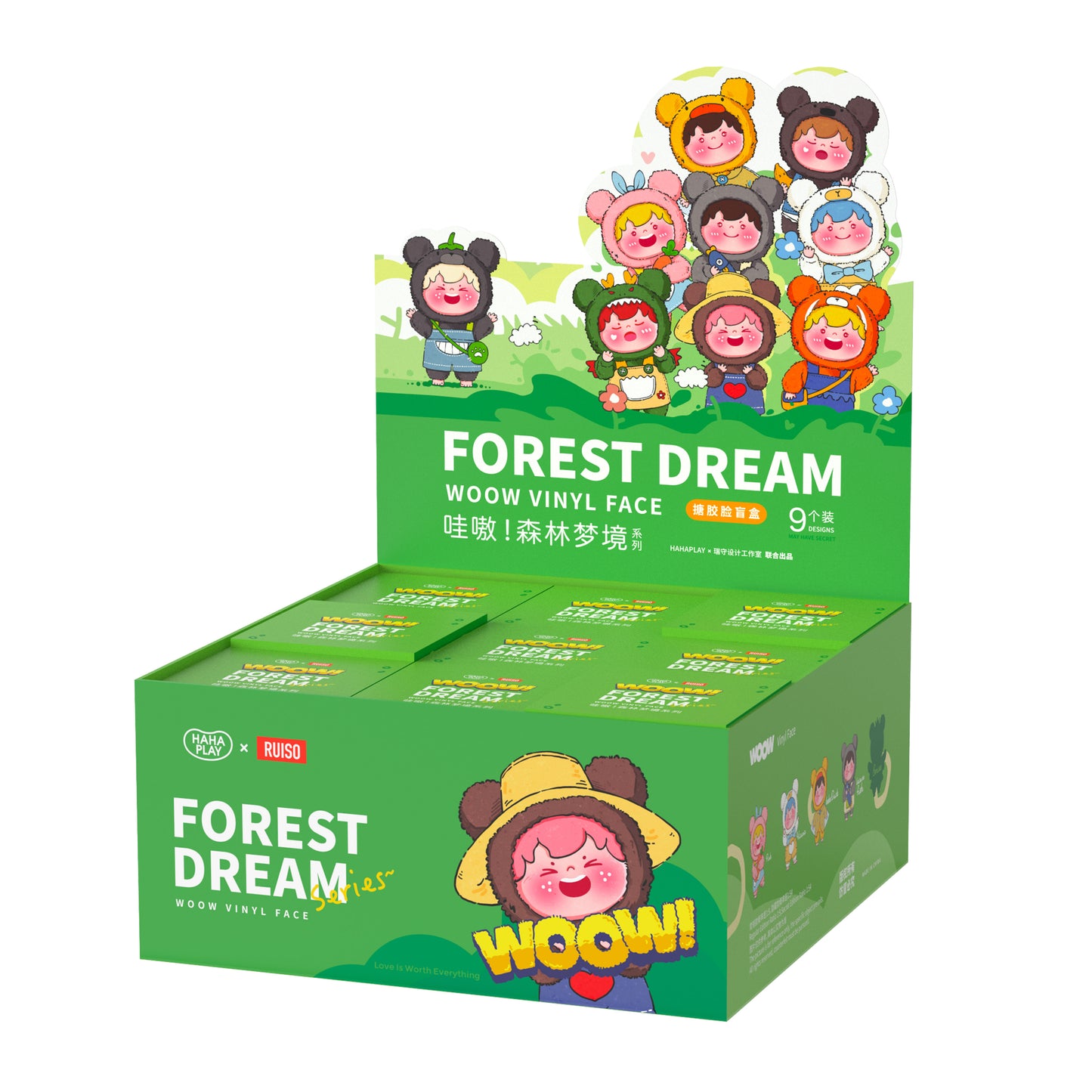 【BOGO· Christmas】WOOW Forest Dream Vinyl Face Series Plush Dolls