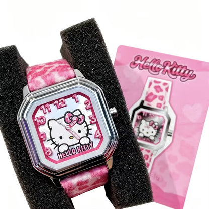 Hello Kitty Sweetheart Leopard Watch Series Figures