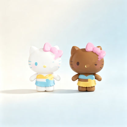 Hello Kitty Colorful Swimsuit Series Mini Bean Figures