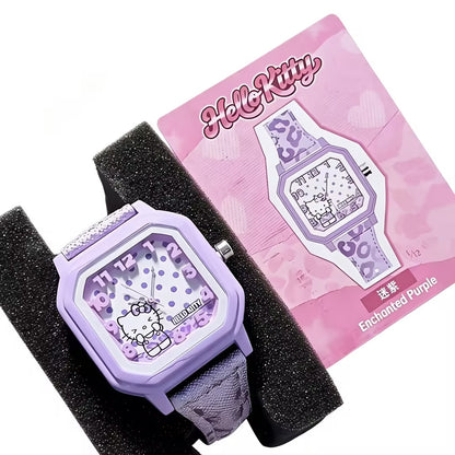 Hello Kitty Sweetheart Leopard Watch Series Figures