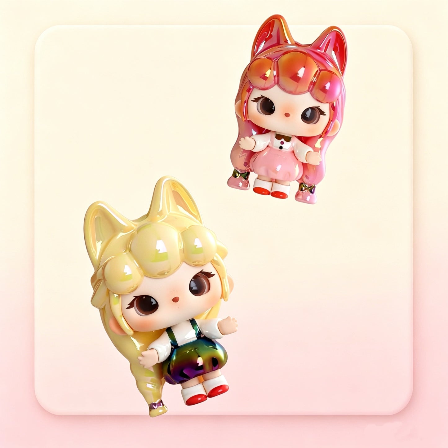 Fifi's colorful world Series Mini Bean Figures