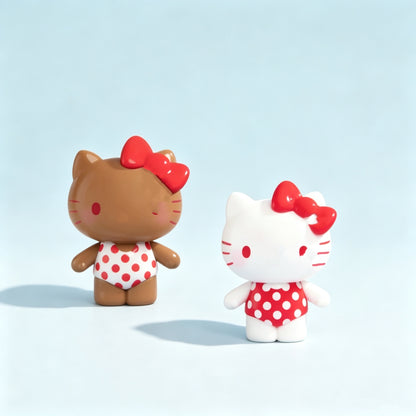 Hello Kitty Colorful Swimsuit Series Mini Bean Figures