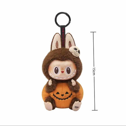 THE MONSTERS Halloween Series-Sitting Pumpkin Vinyl Plush Pendant Doll